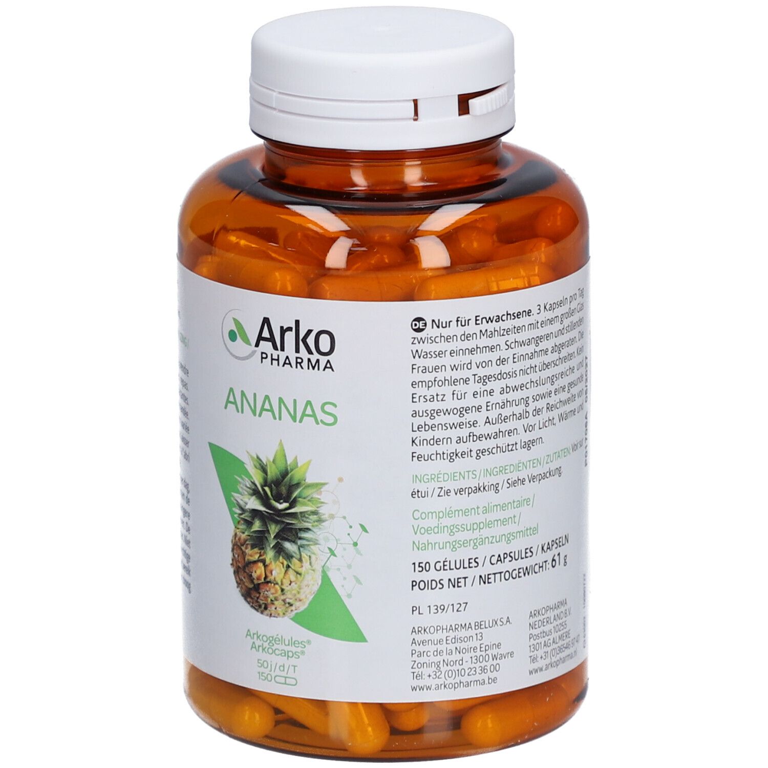 Arkogelules Ananas Vegetal