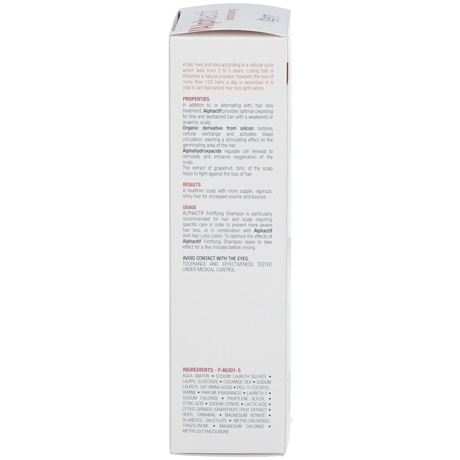 Item Dermatologie Alphactif Shampooing fortifiant