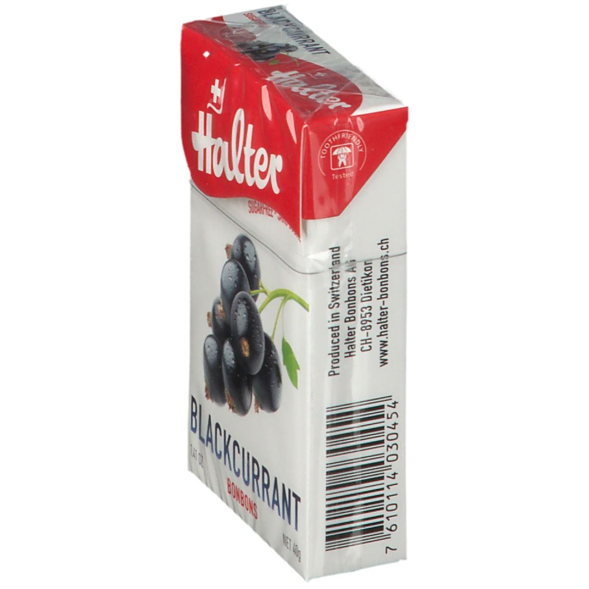 Halter Schwarze Johannisbeere Bonbons Zuckerfrei