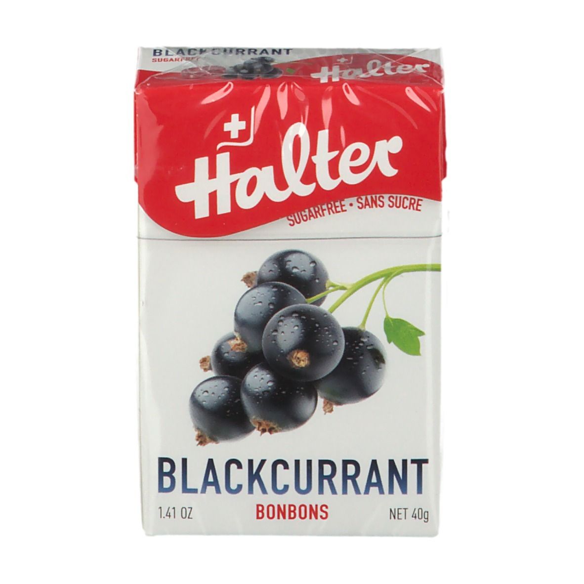 Halter Schwarze Johannisbeere Bonbons Zuckerfrei