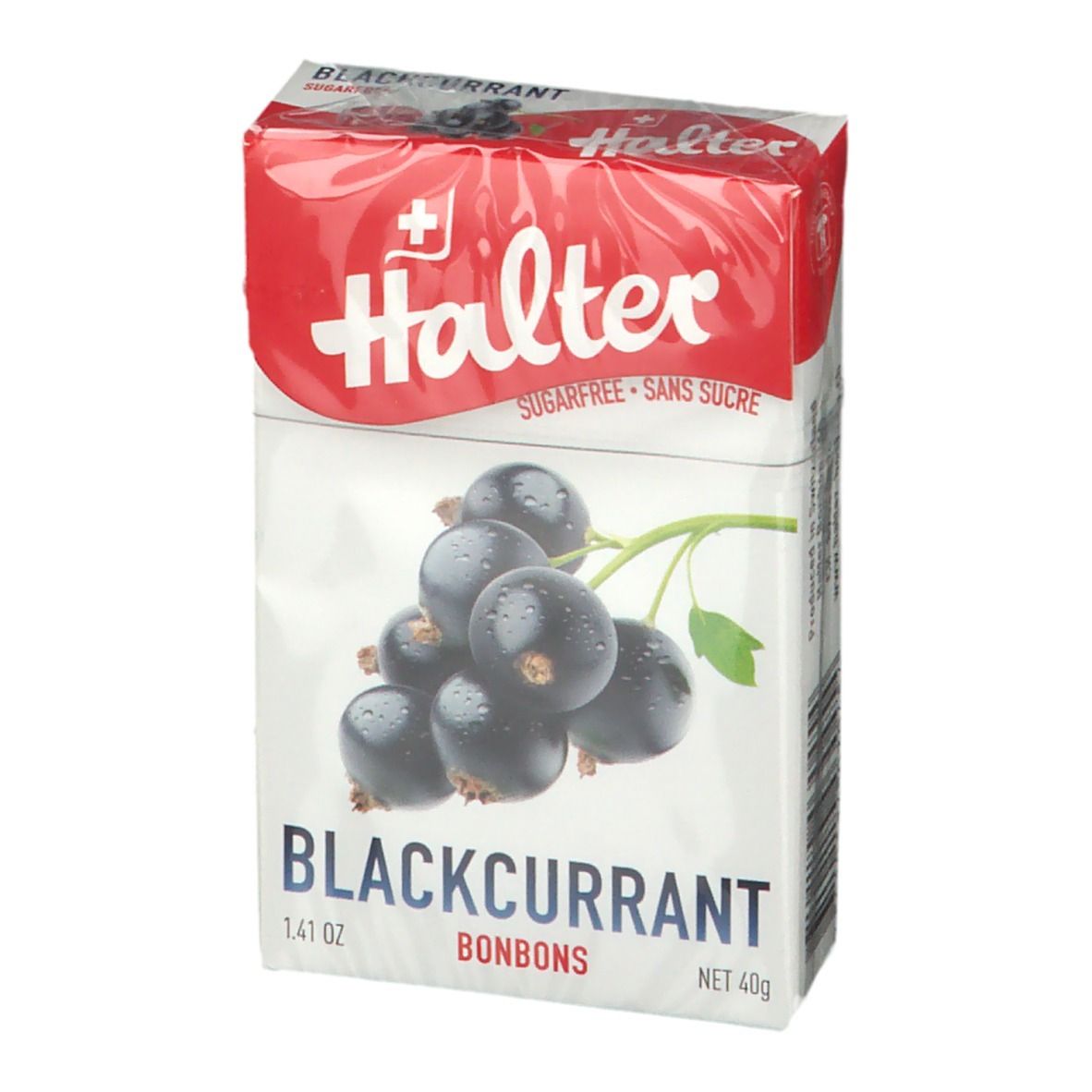 Halter Schwarze Johannisbeere Bonbons Zuckerfrei