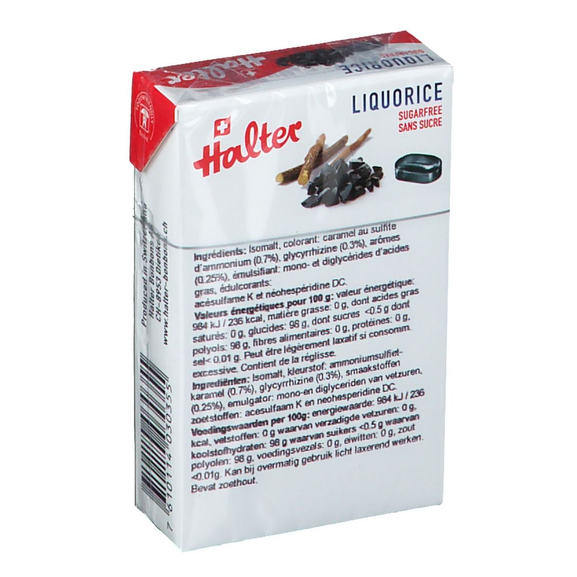 Halter Lakritze Bonbons Zuckerfrei