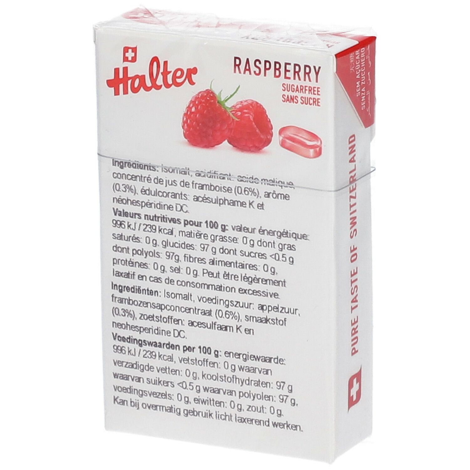 Halter Bonbon Framboise Sans Sucre