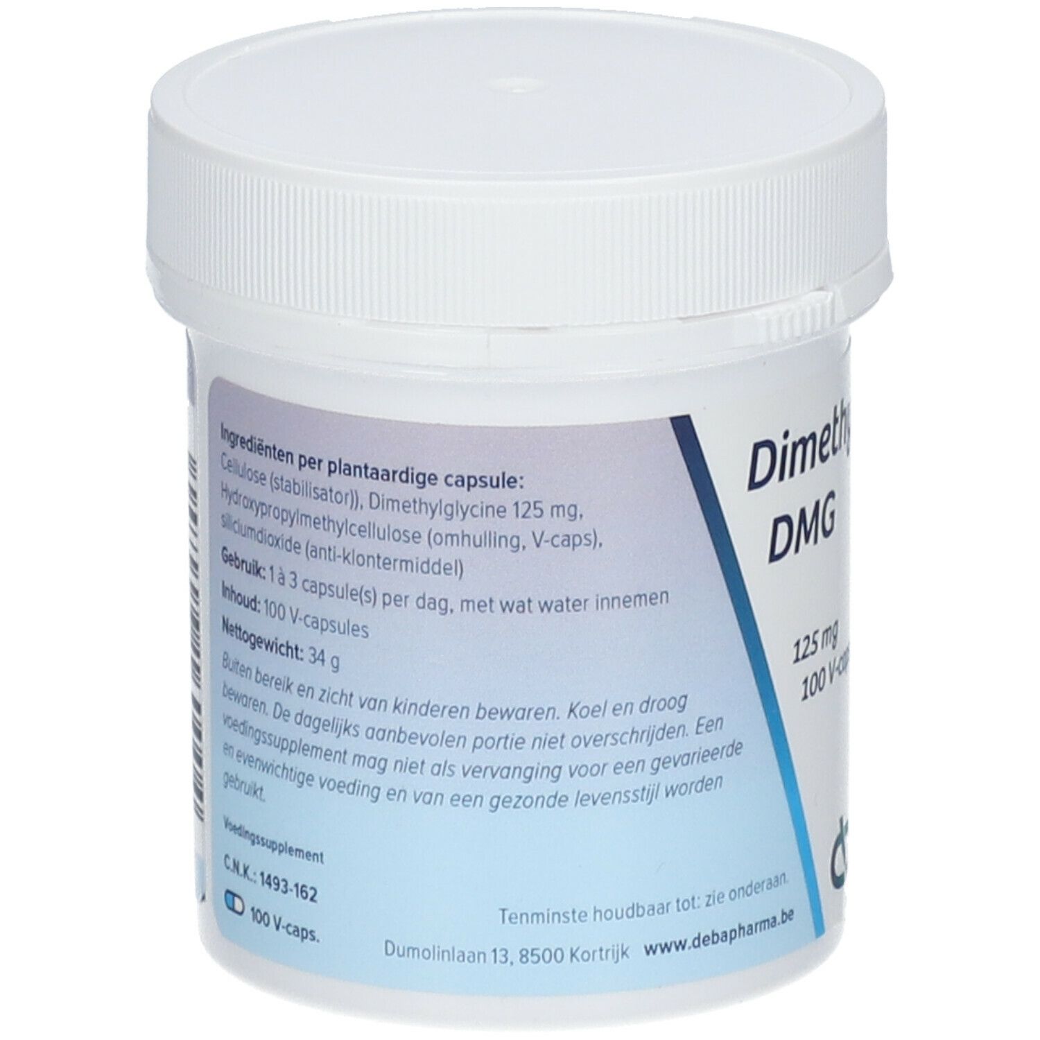 DeBa Dimethylglycine Vitamine B-15 125 mg