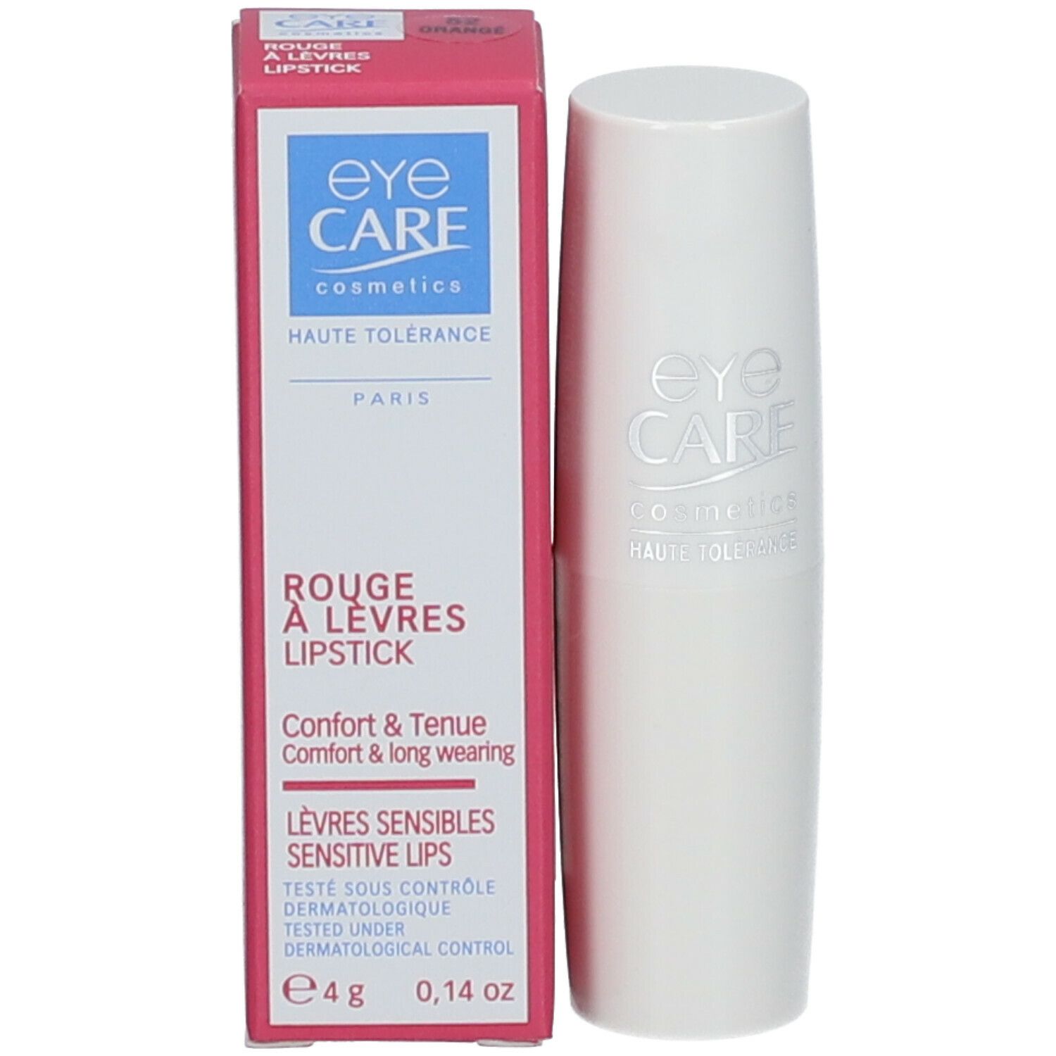 Augenpflege Lippenstift Hochverträglichkeit Orange 52