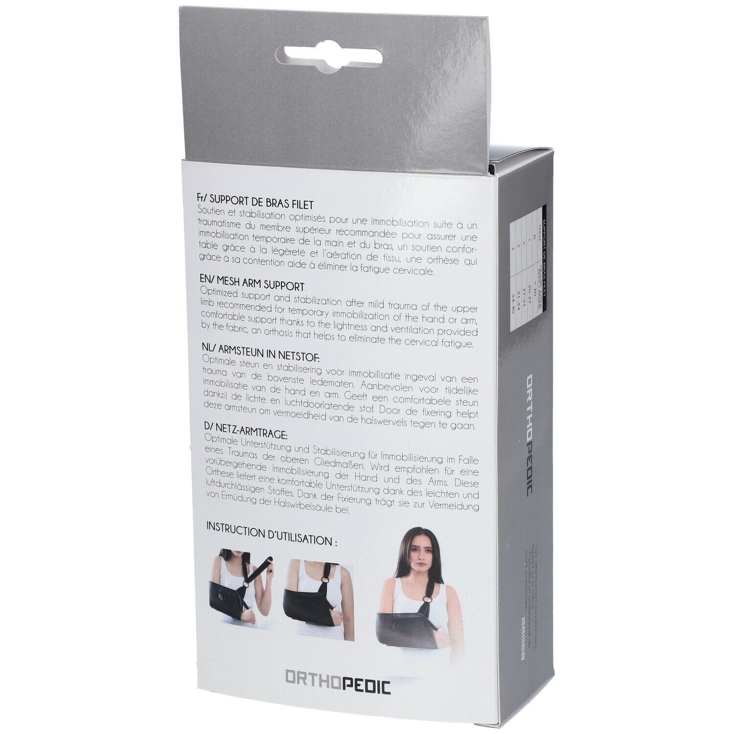 ORTHOPEDIC® Support de Bras Filet L 1102-3