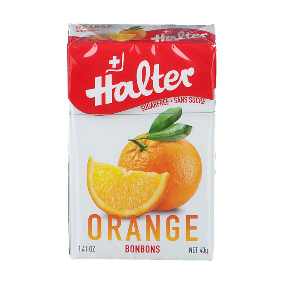 Halter Orange Bonbons Zuckerfrei