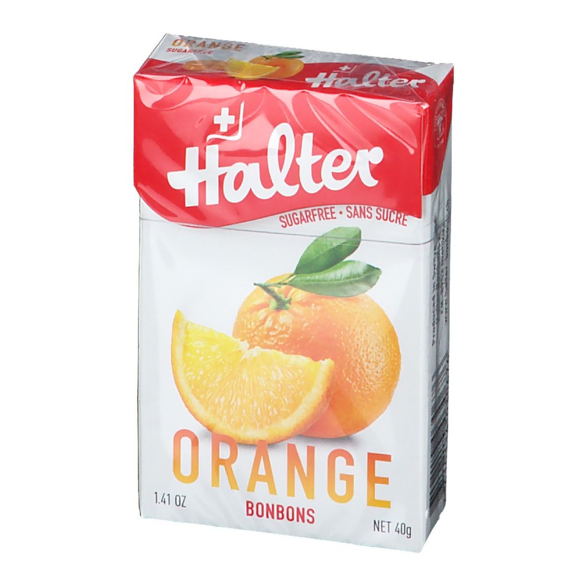 Halter Orange Bonbons Zuckerfrei