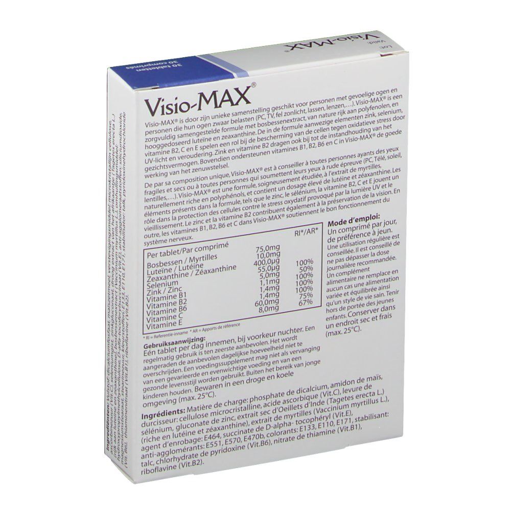 Visio-Max 30 comprimés