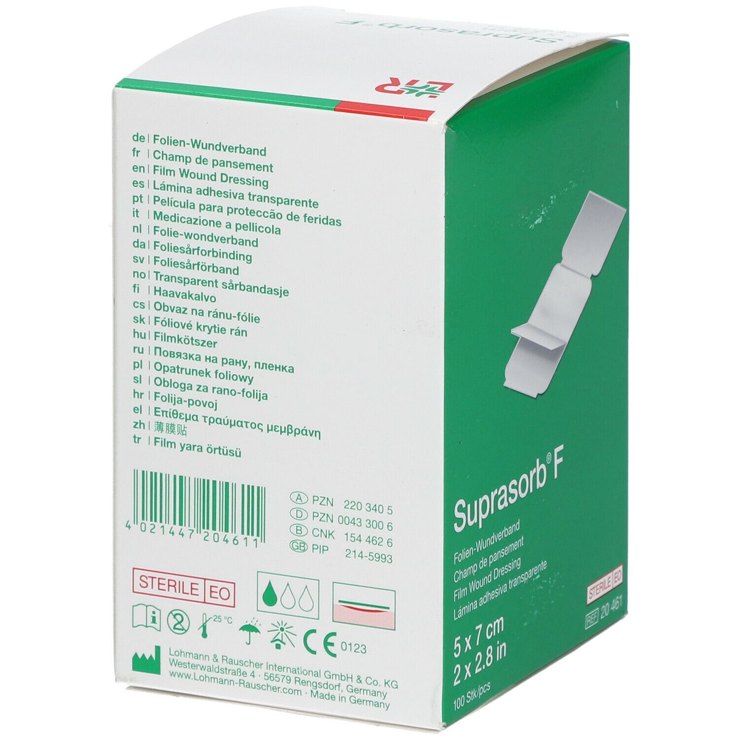 Suprasorb® F 5 x 7 cm steril