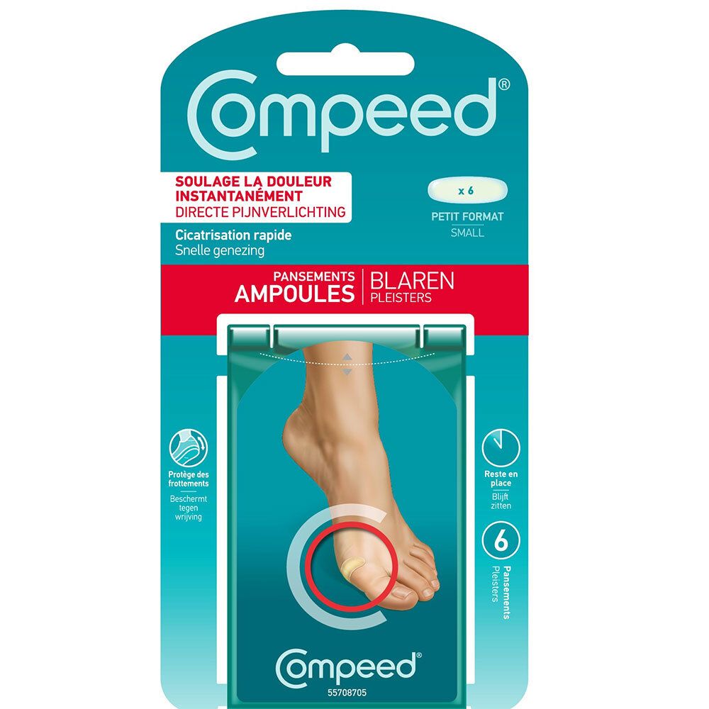 Compeed® - Pansements Ampoules Petit Format x6