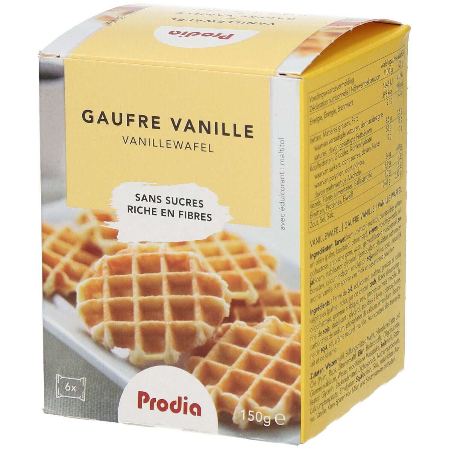 Prodia Vanille Waffeln