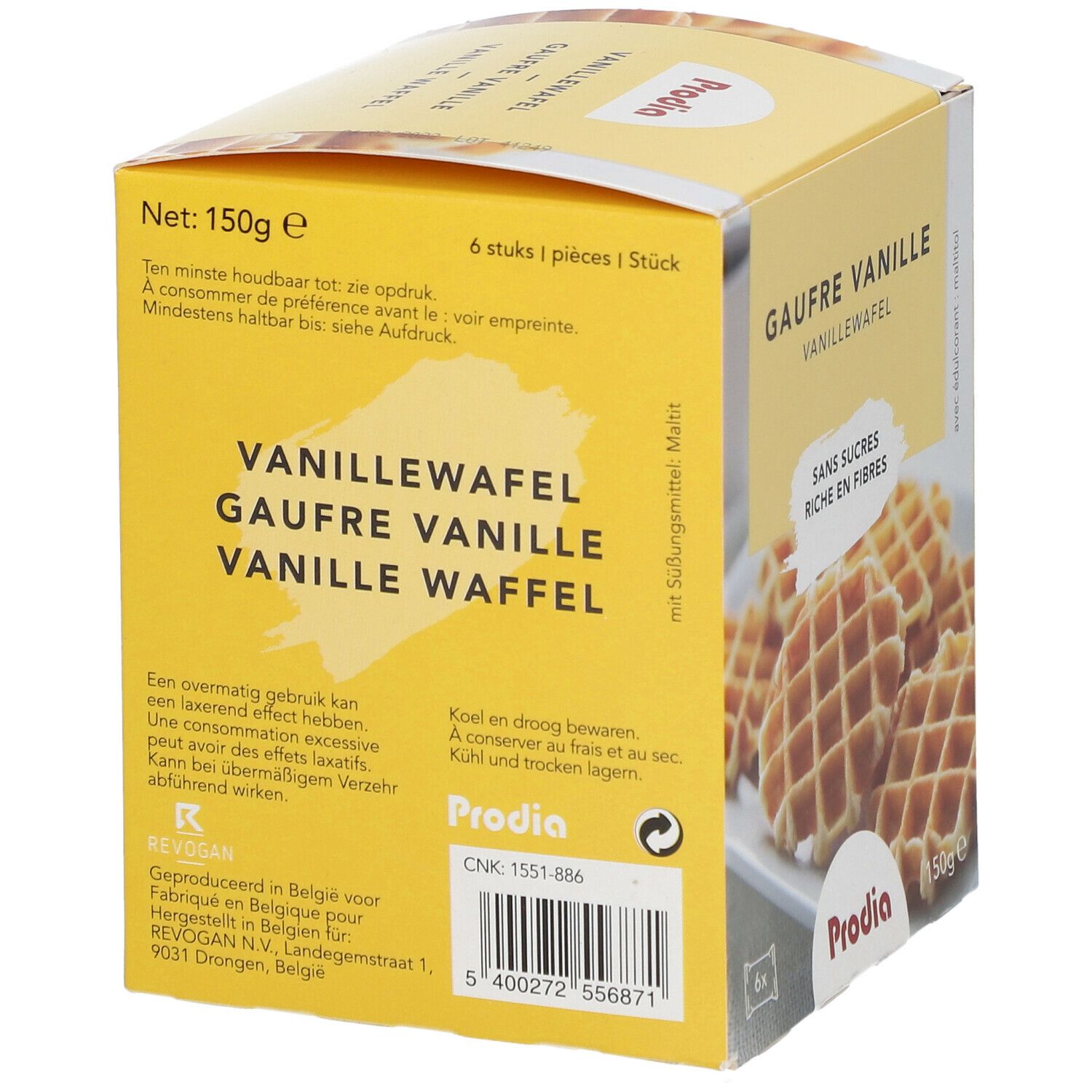 Prodia Vanille Waffeln