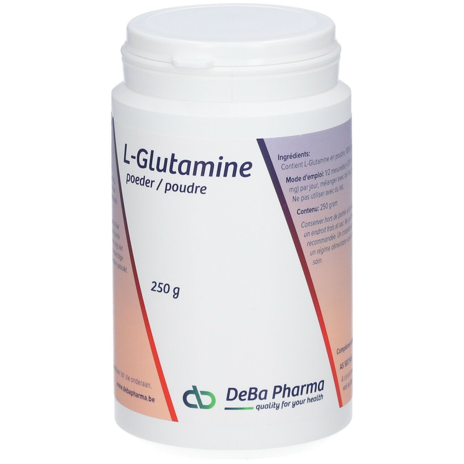 DeBa Pharma L-Glutamin Pulver 250 mg