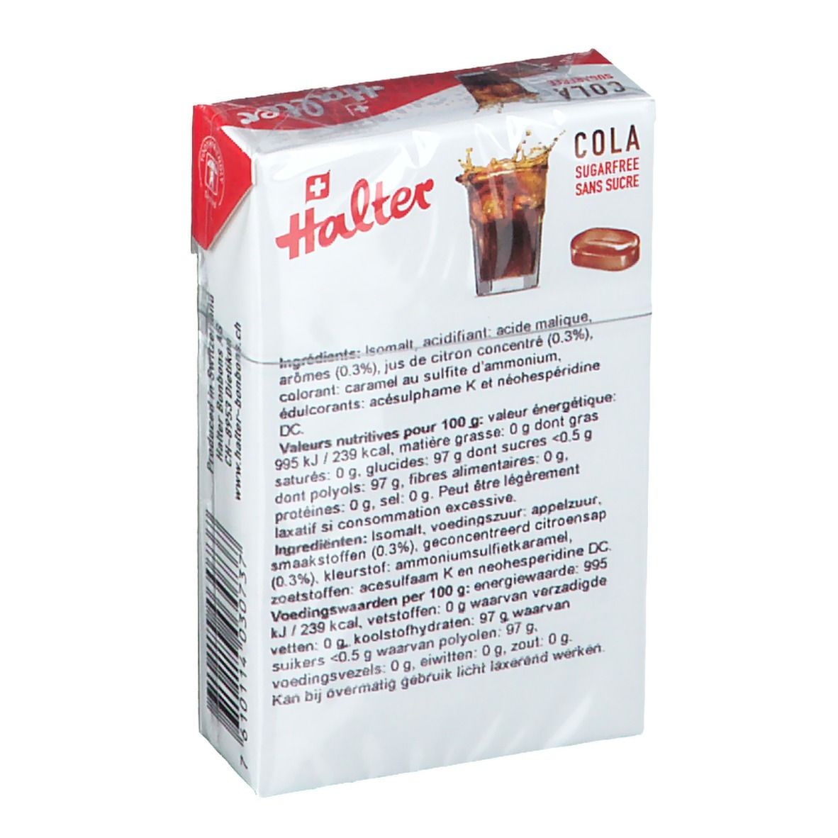 Halter Cola Bonbons Zuckerfrei