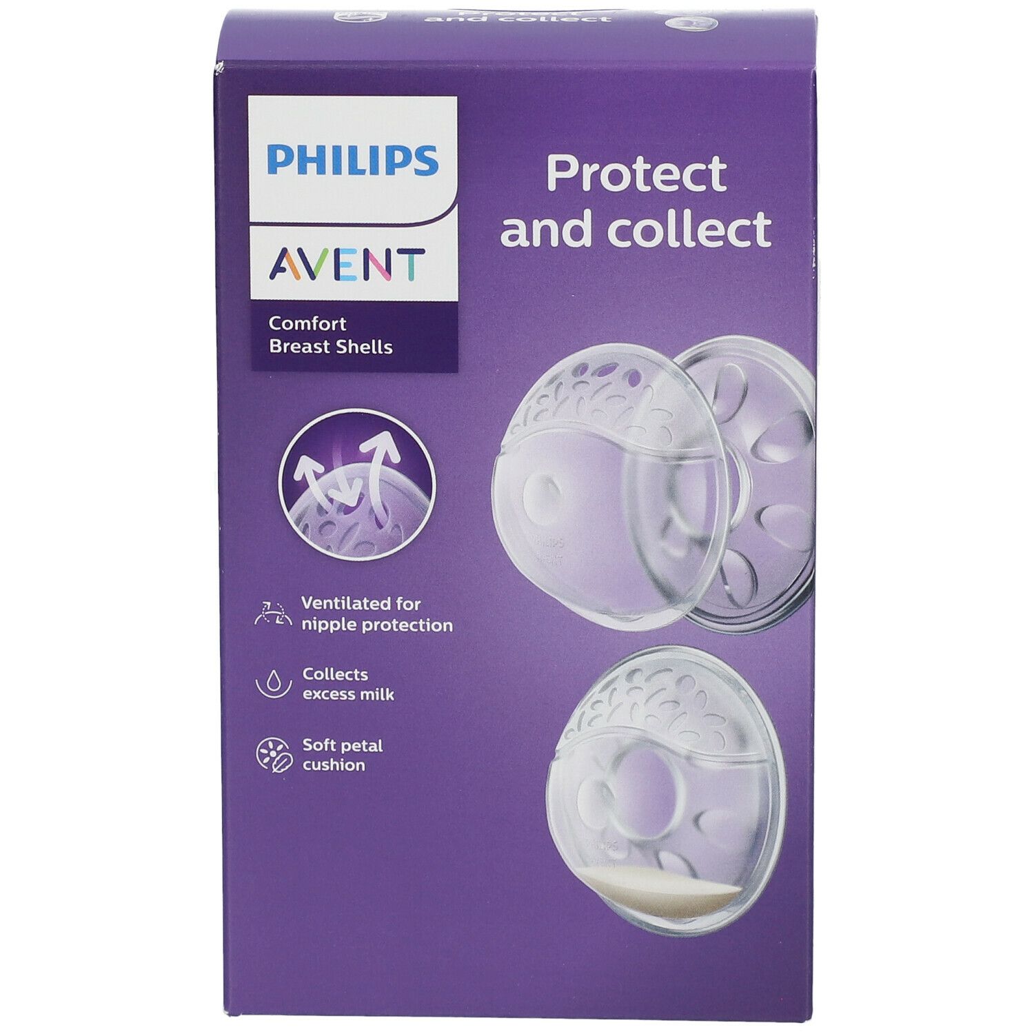  Philips AVENT Coquilles d'allaitement confort + Coussinets