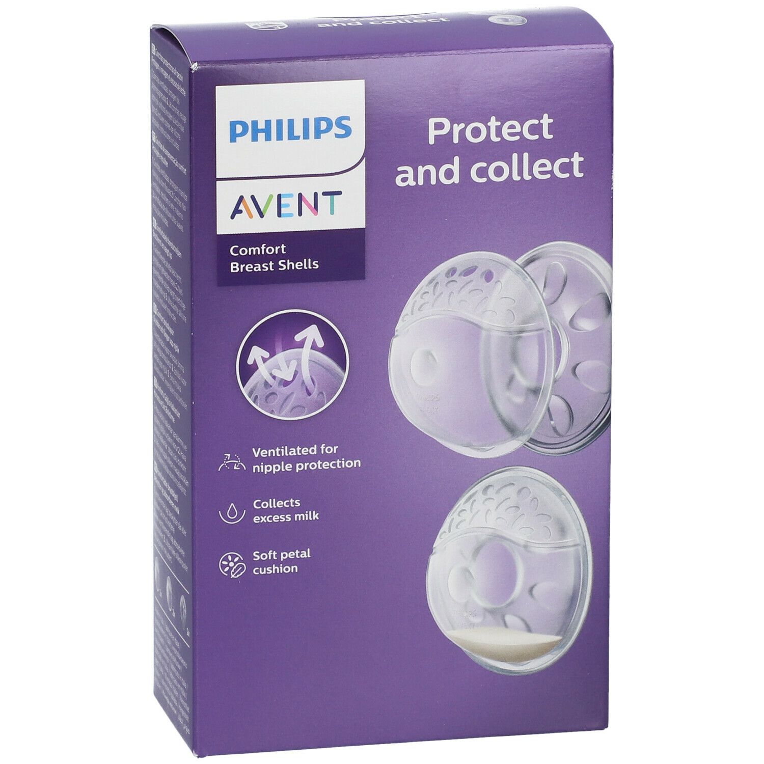  Philips AVENT Coquilles d'allaitement confort + Coussinets