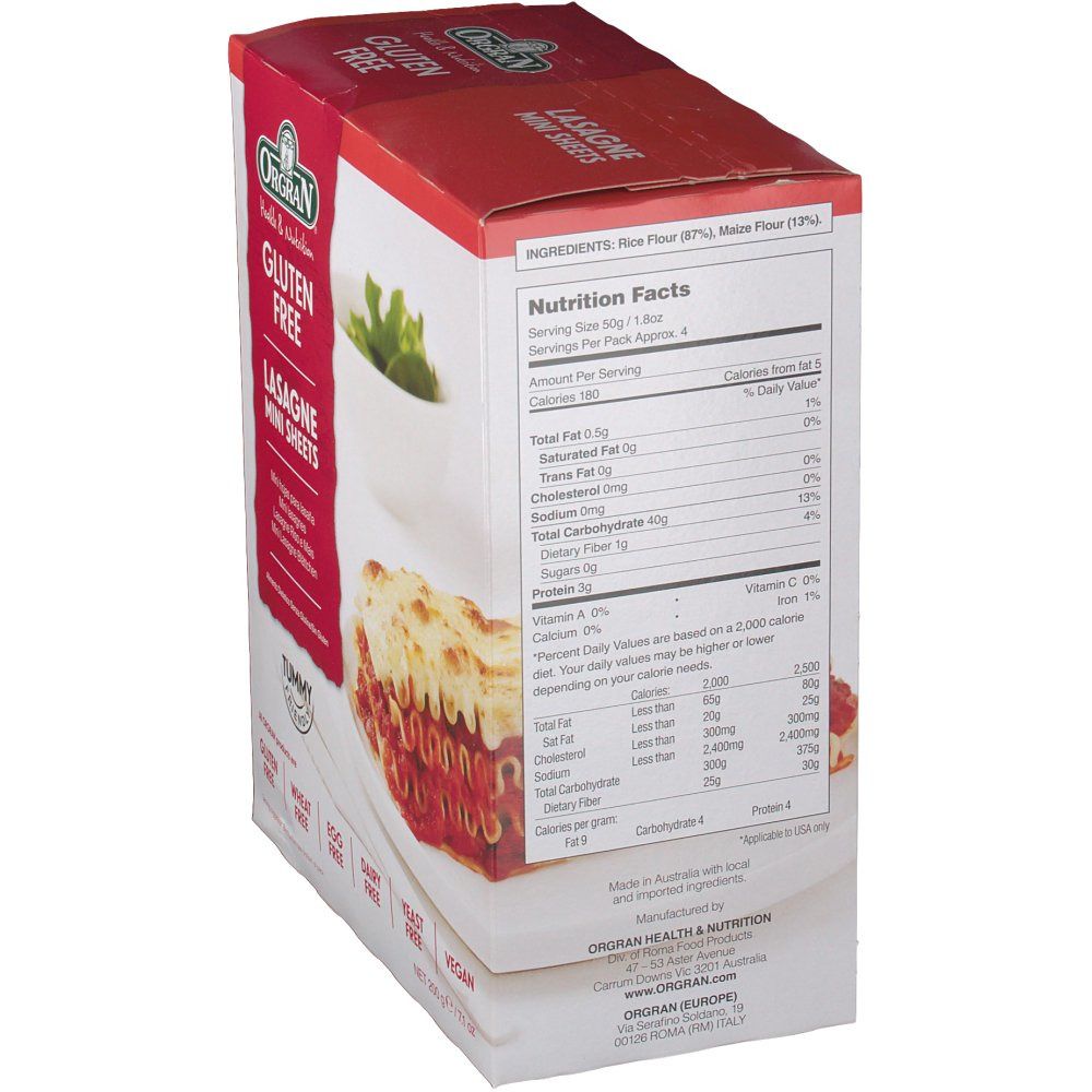 ORGRAN® Lasagneplatten