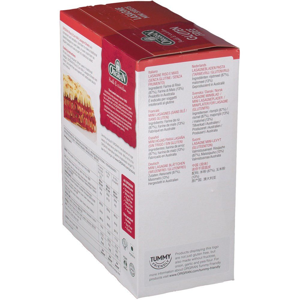 ORGRAN® Lasagneplatten