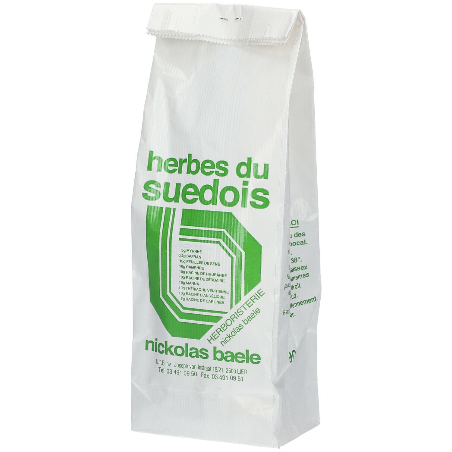 Nickolas baele Herbes du Suédois