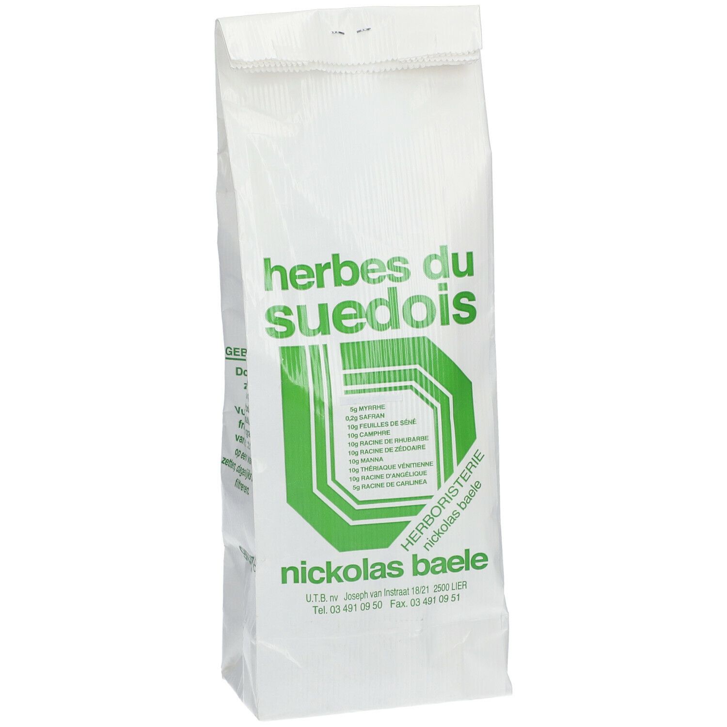 Nickolas baele Herbes du Suédois