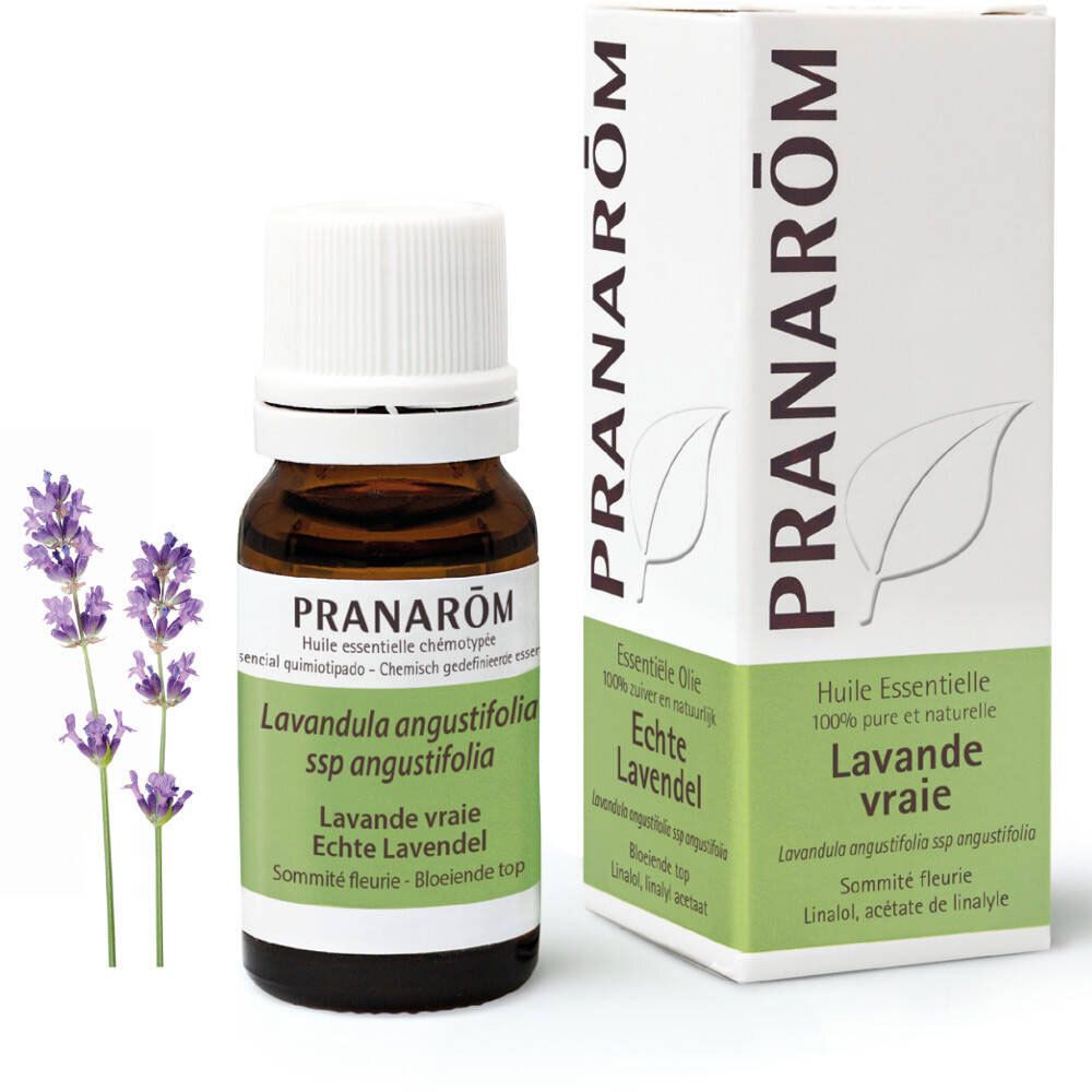 PRANARÔM - Lavande Vraie - Huile Essentielle Chémotypée - Sommeil & Équilibre Émotionnel - 100 % Pure Et Naturelle - HECT - 10 ml