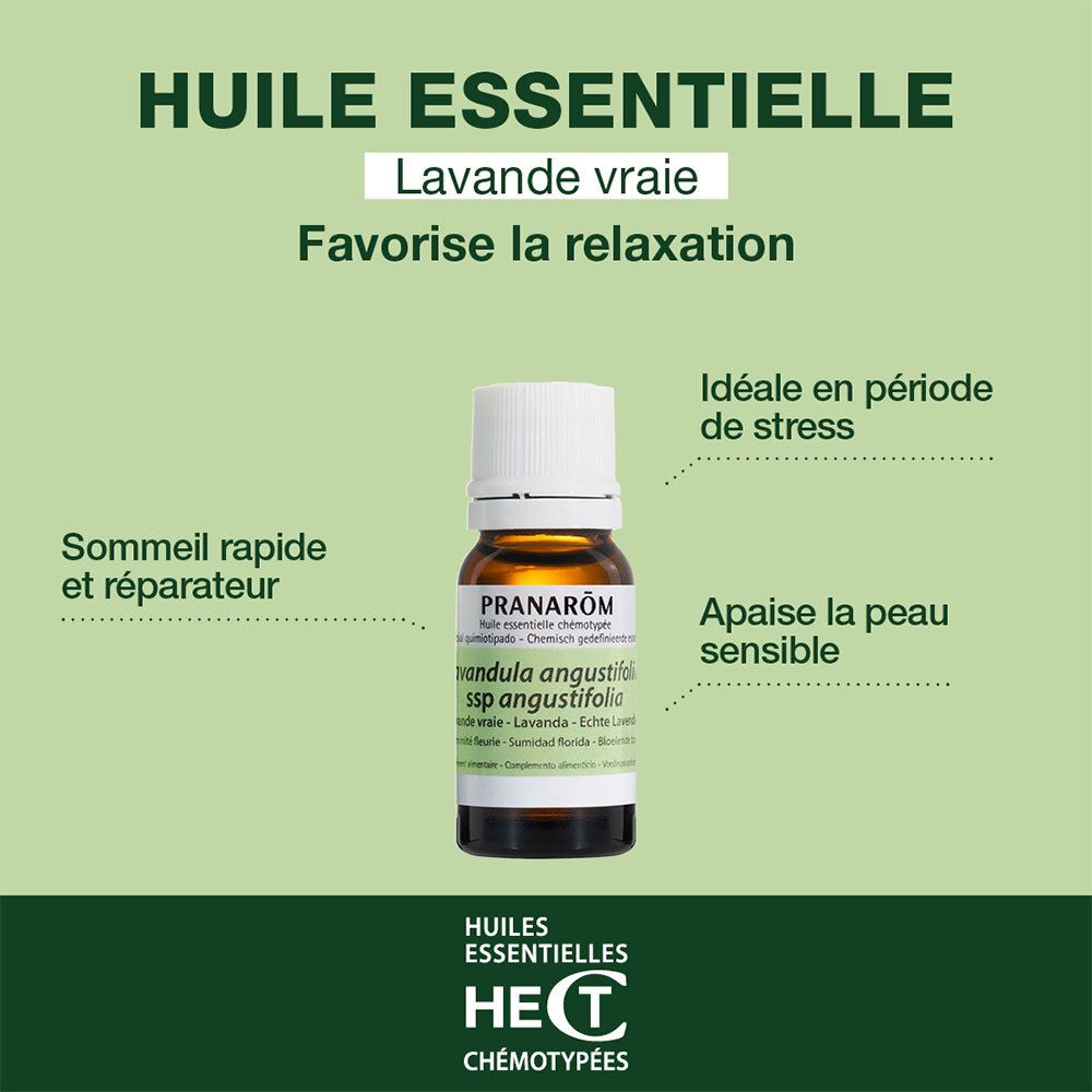 Flacon en verre brun, bouchon blanc, étiquette. Boîte avec logo à côté.