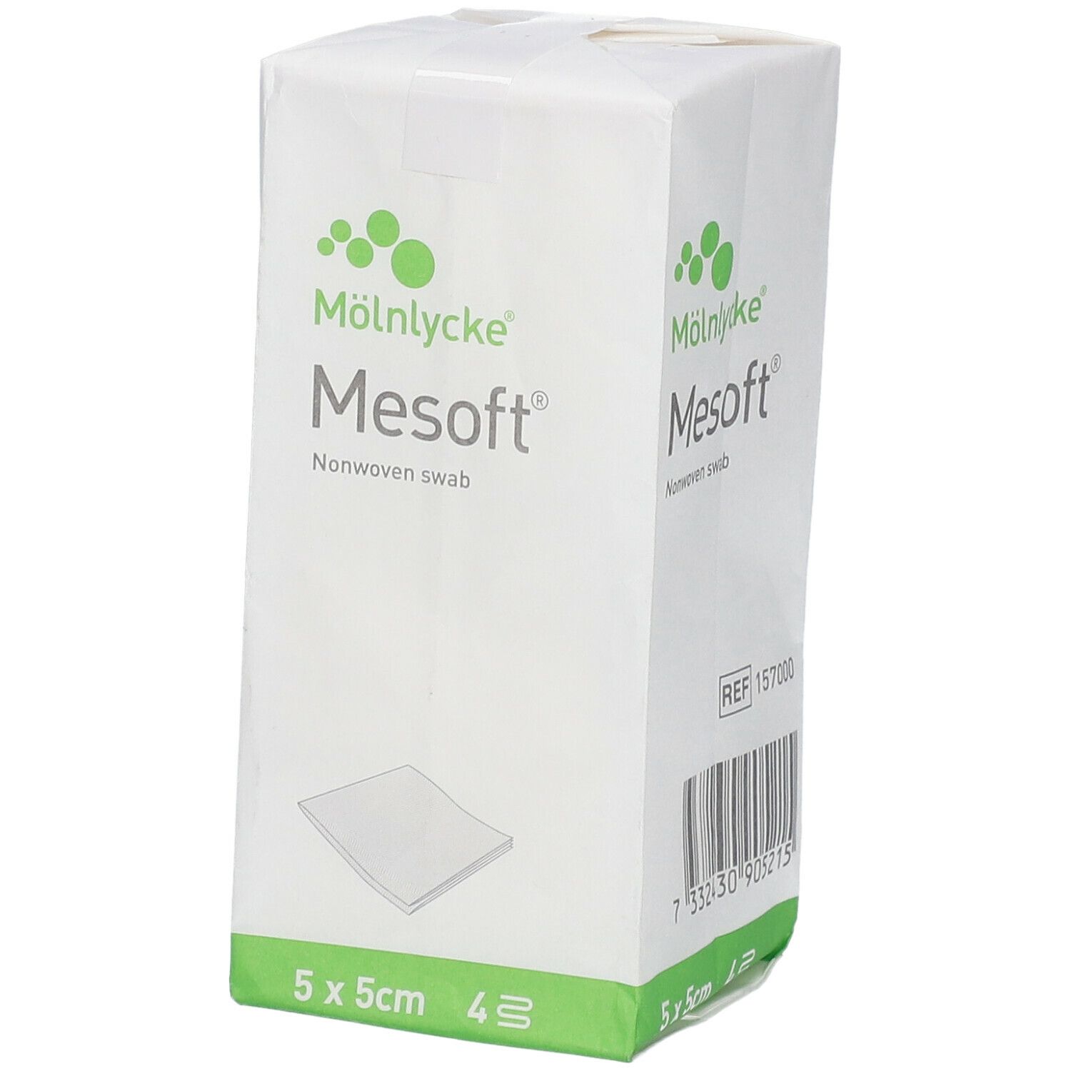 Mesoft® Vliesstoffkompressen steril 4-lagig steril 5 x 5 cm