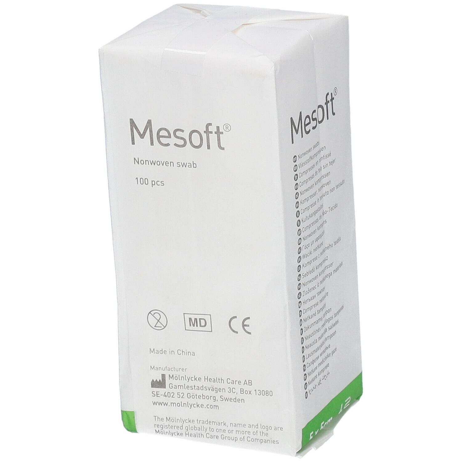 Mesoft® Vliesstoffkompressen steril 4-lagig steril 5 x 5 cm