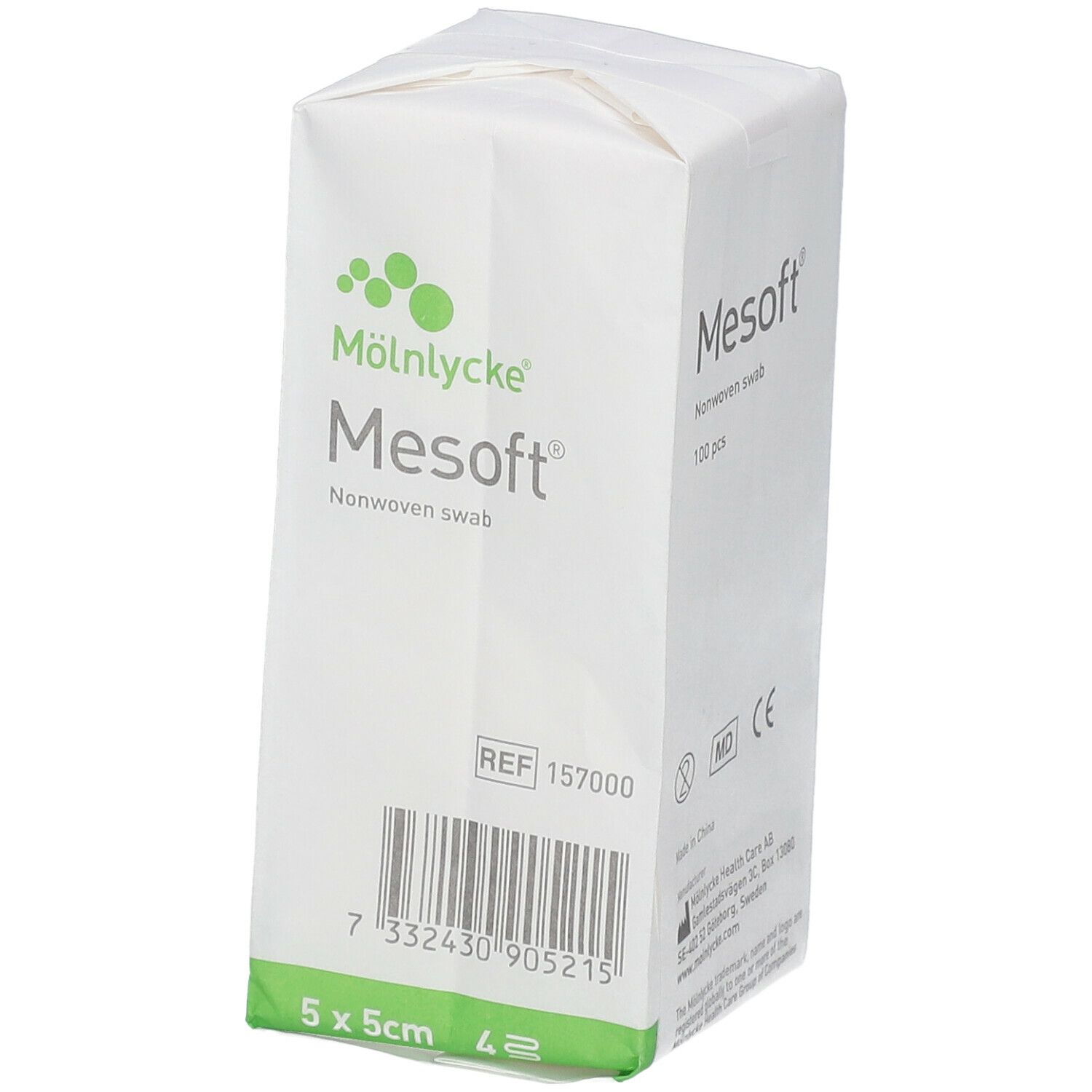 Mesoft S Compresse Non-Stériles 4 Couches 5x5cm