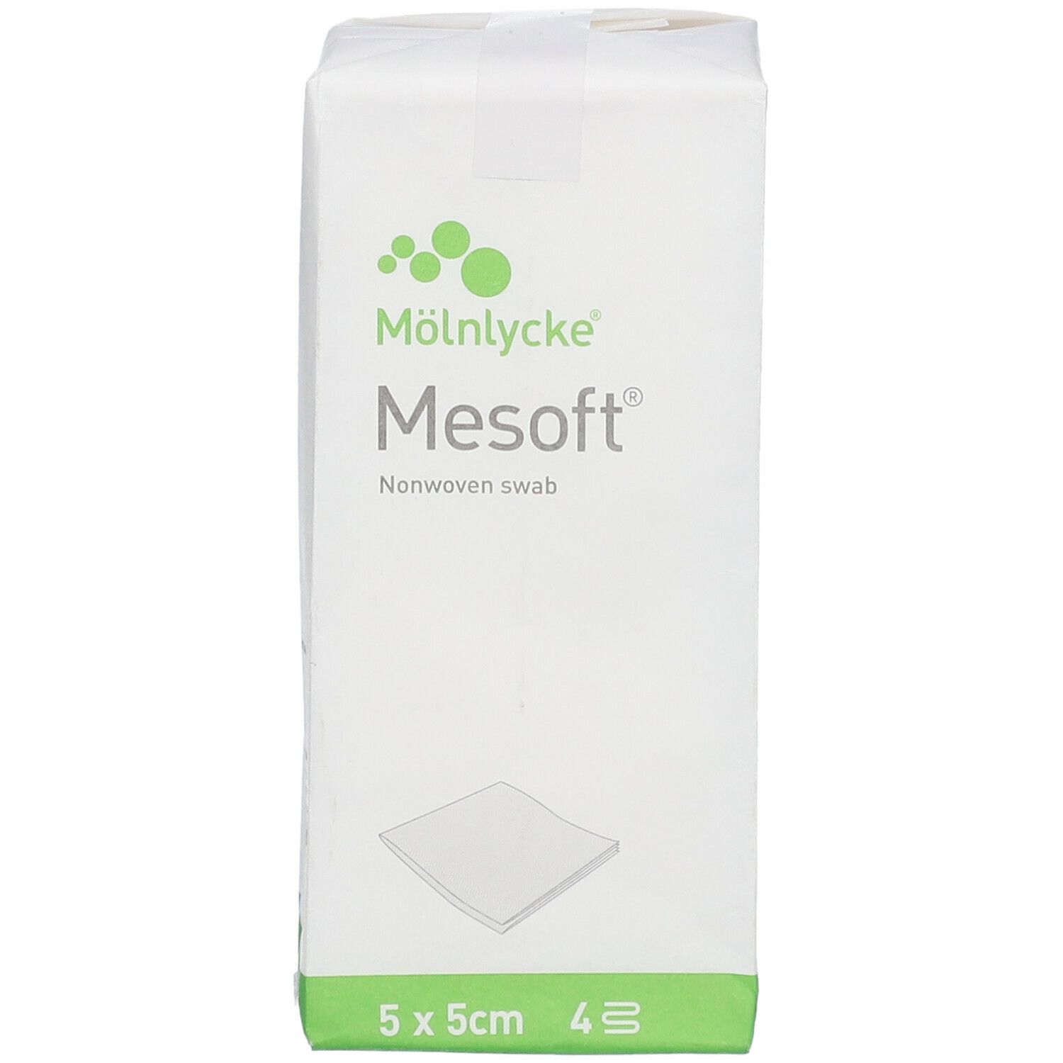 Mesoft S Compresse Non-Stériles 4 Couches 5x5cm