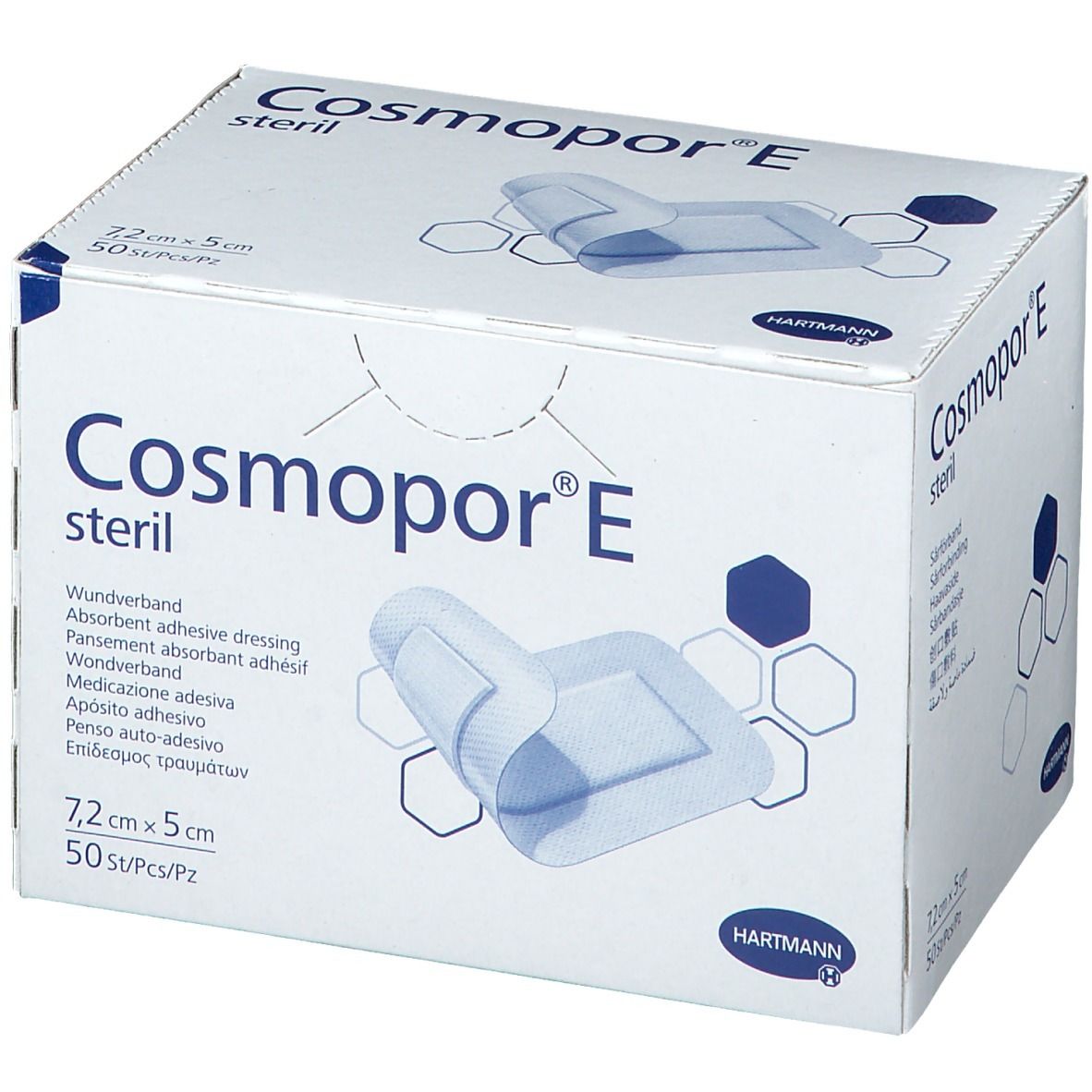 HARTMANN Cosmopor E Pansement Stérile 7.2 x 5cm 900870