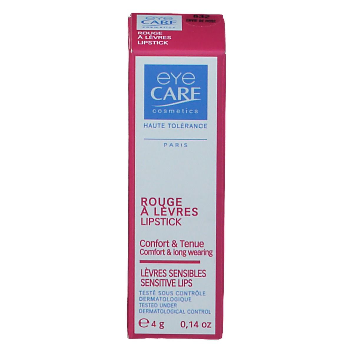 Eye Care Rouge à Lèvres Haute Tolérance Envie de Rose 632