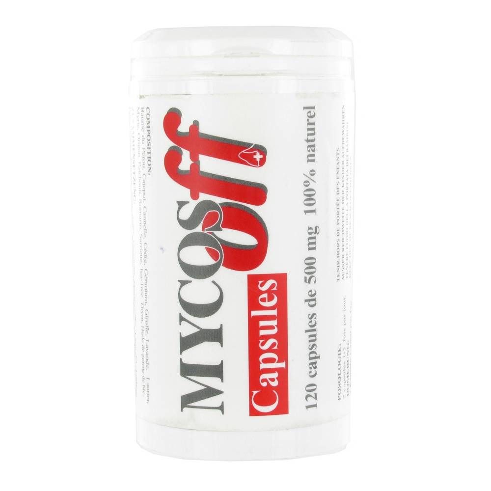 Mycos'off 120 capsules de 500 mg