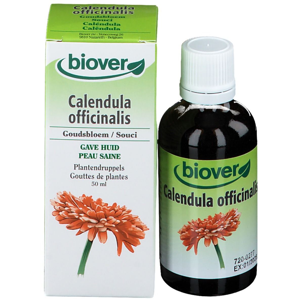 Biover Calendula (Calendula officinalis) Teinture mère Bio