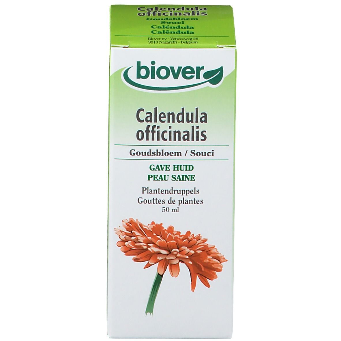 Biover Calendula (Calendula officinalis) Teinture mère Bio