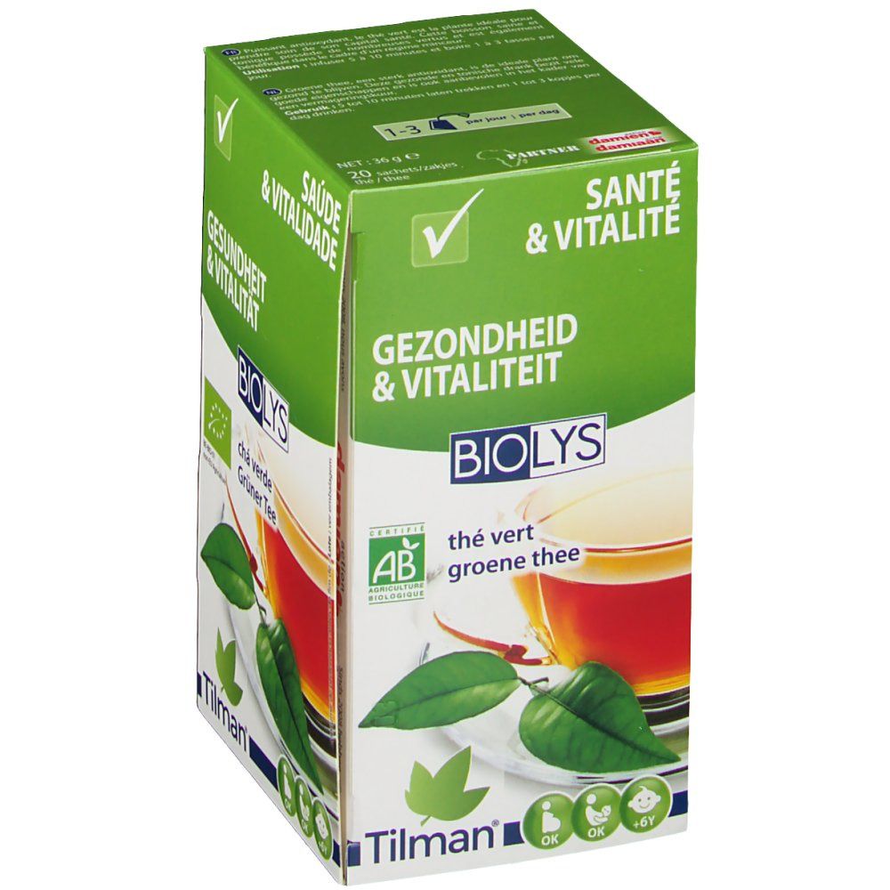 BIOLYS Gesundheit & Vitalität grüner Tee