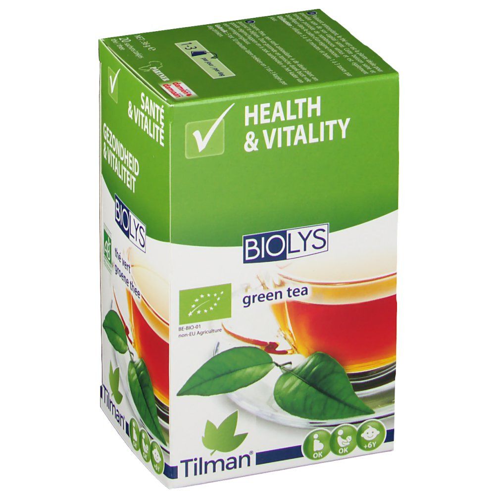 BIOLYS Gesundheit & Vitalität grüner Tee