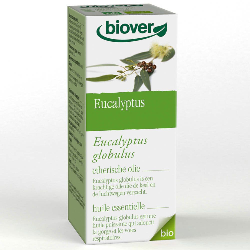 Biover Eucalyptus Globulus Huile Essentielle Bio