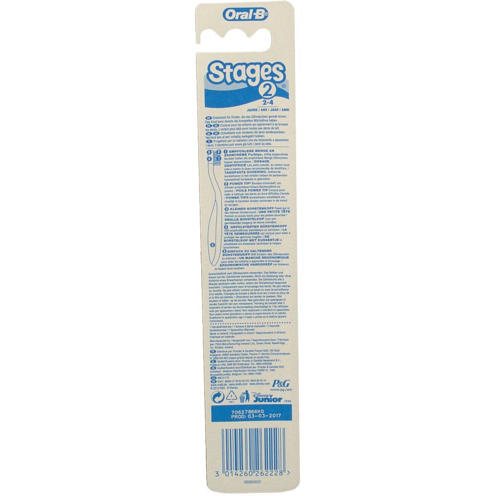 Oral B Stages 2  Winnie l’Ourson et Tigrou 2 à 4 ans