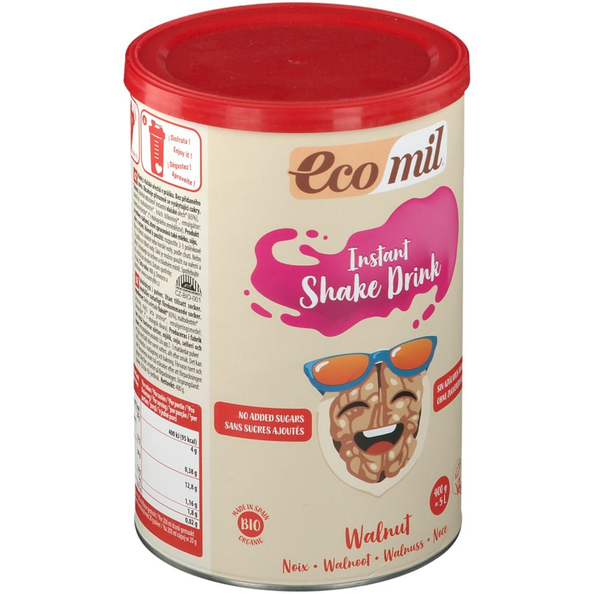 Ecomil Instant Shake Drink Walnuss