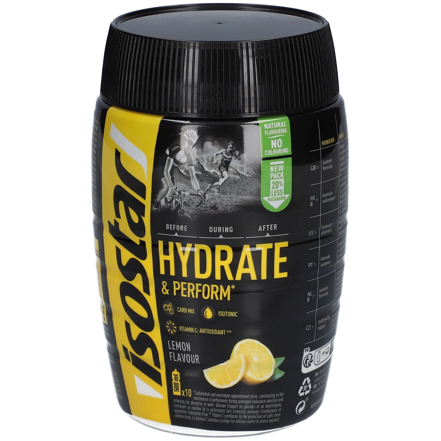 isostar® Hydrate & Perform Sport Drink Zitronengeschmack