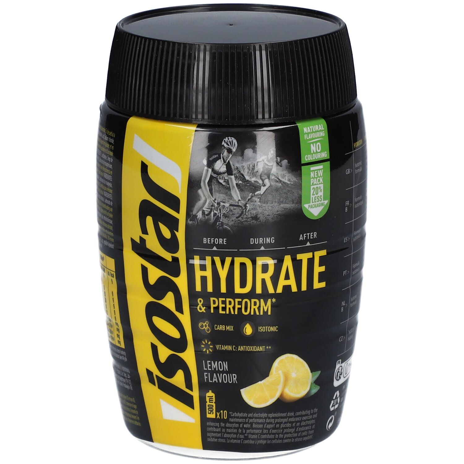 isostar® Hydrate & Perform Sport Drink Zitronengeschmack