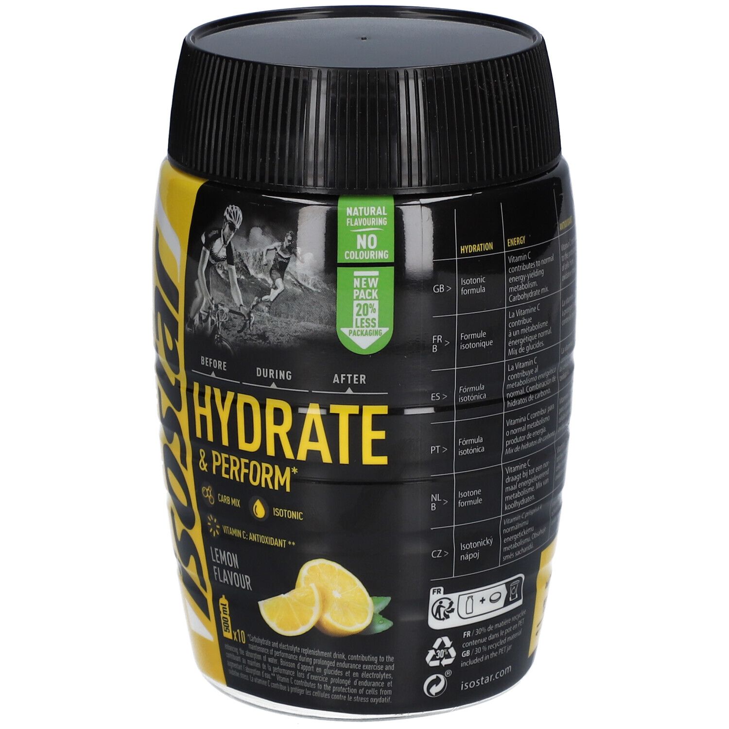 isostar® Hydrate & Perform Sport Drink Zitronengeschmack