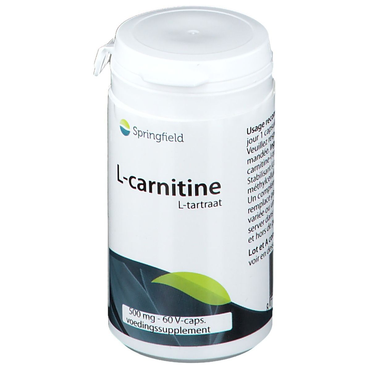 Springfield L-Carnitine (L-tartrate) 500 mg