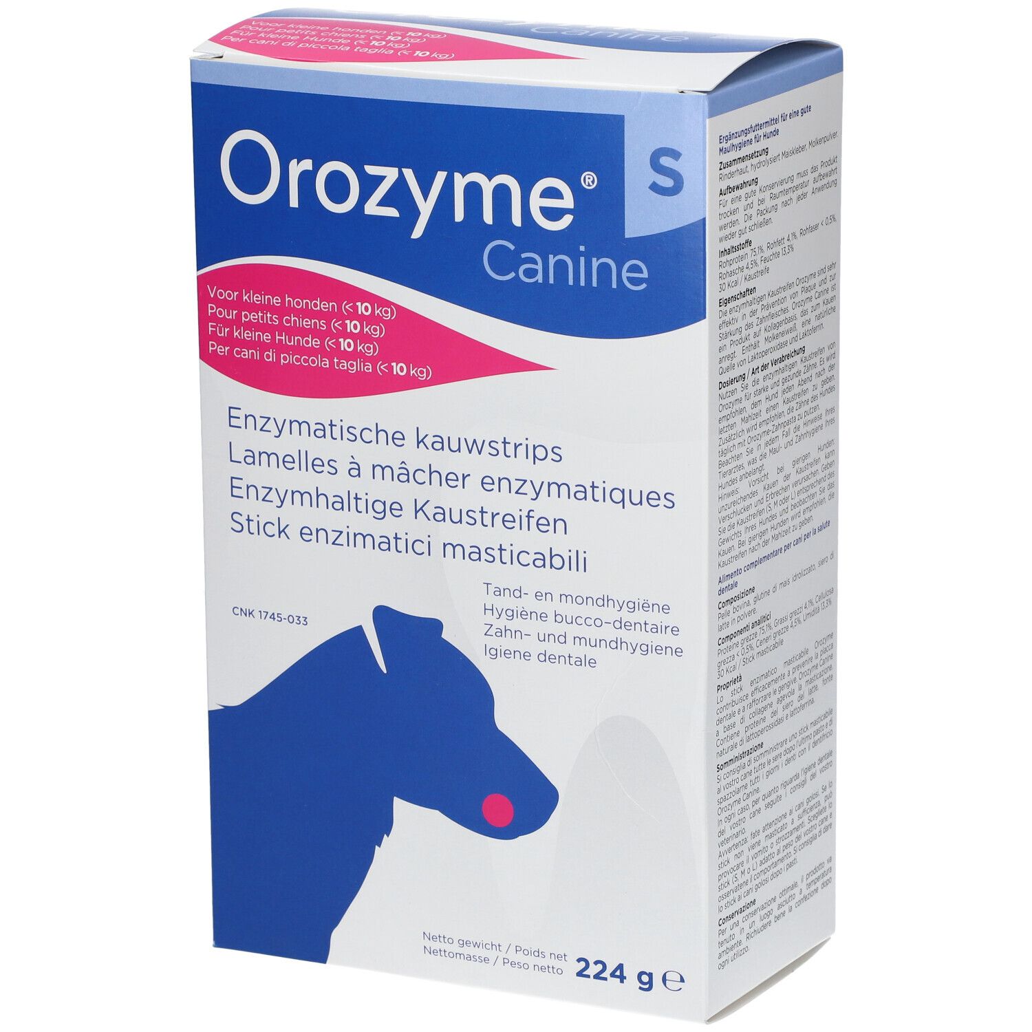 OROZYME® Canine S Lamelles à mâcher enzymatiques chien  <10 kg