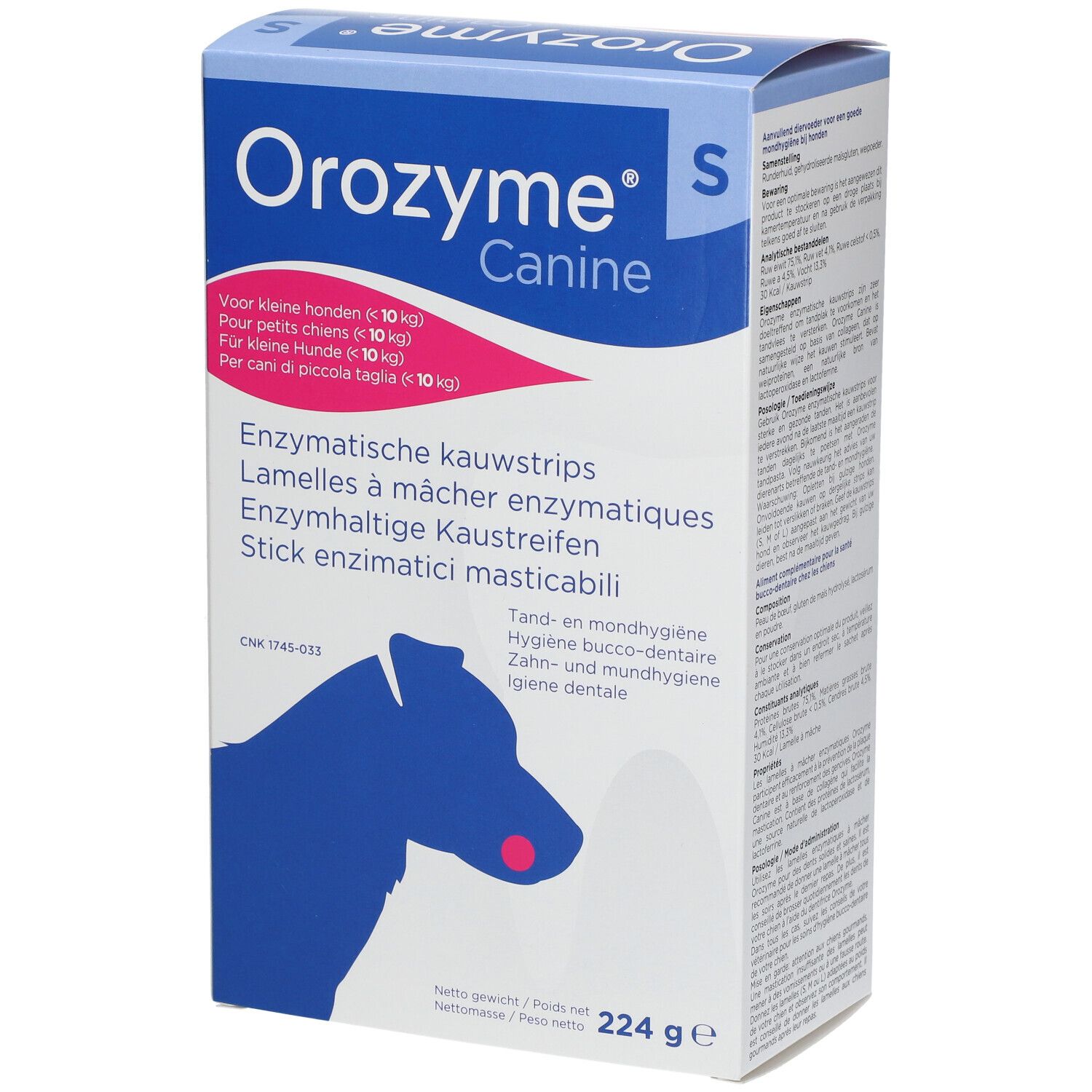 OROZYME® Canine S Lamelles à mâcher enzymatiques chien  <10 kg