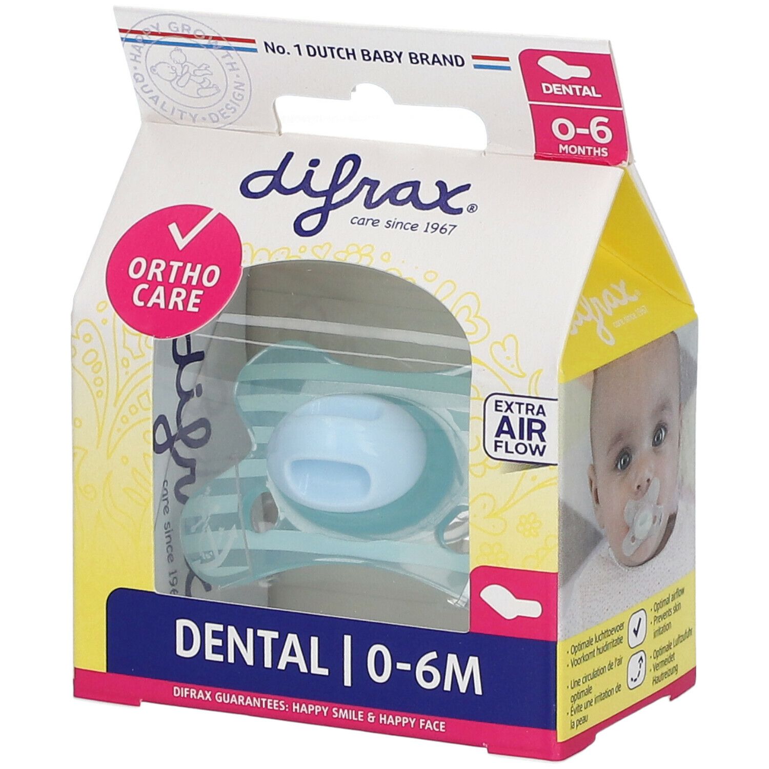 difrax® Dental Schnuller 0-6 Monate