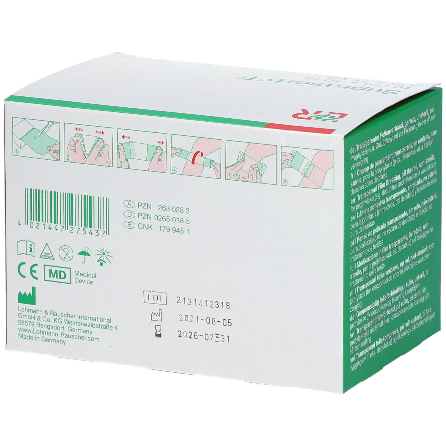 Suprasorb® F 10 cm x 10 m