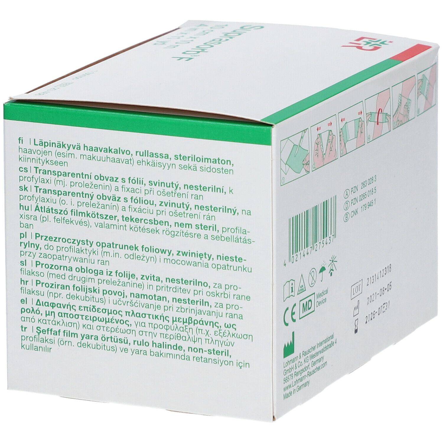 Suprasorb® F 10 cm x 10 m